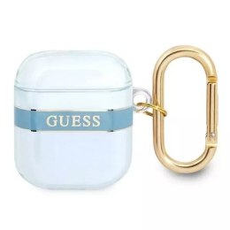Guess Guess GUA2HHTSB AirPods cover niebieski/blue Strap Collection