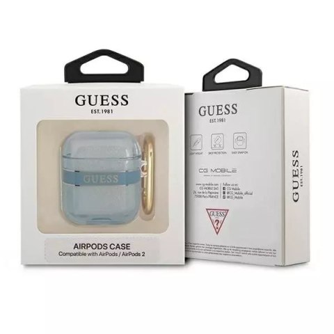 Guess Guess GUA2HHTSB AirPods cover niebieski/blue Strap Collection Guess Guess GUA2HHTSB AirPods cover niebieski/blue Strap Collection