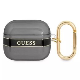 Guess Guess GUA3HHTSK AirPods 3 cover czarny/black Strap Collection