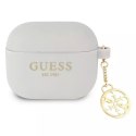 Guess Guess GUA3LSC4EG AirPods 3 cover szary/grey Silicone Charm 4G Collection