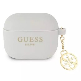 Guess Guess GUA3LSC4EG AirPods 3 cover szary/grey Silicone Charm 4G Collection