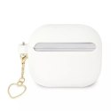 Guess Guess GUA3LSCHSH AirPods 3 cover biały/white Silicone Charm Collection