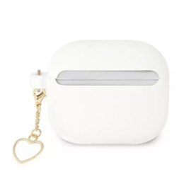 Guess Guess GUA3LSCHSH AirPods 3 cover biały/white Silicone Charm Collection