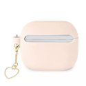 Guess Guess GUA3LSCHSP AirPods 3 cover różowy/pink Silicone Charm Collection
