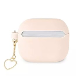 Guess Guess GUA3LSCHSP AirPods 3 cover różowy/pink Silicone Charm Collection