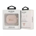 Guess Guess GUA3LSCHSP AirPods 3 cover różowy/pink Silicone Charm Collection