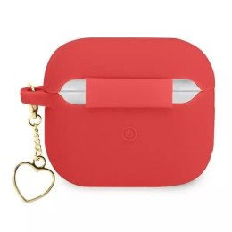 Guess Guess GUA3LSCHSR AirPods 3 cover czerwony/red Silicone Charm Heart Collection