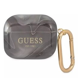 Guess Guess GUA3UNMK AirPods 3 cover czarny/black Marble Collection