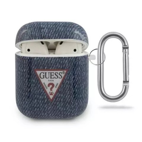 Guess Guess GUACA2TPUJULDB AirPods cover granatowy/dark blue Jeans Collection Guess Guess GUACA2TPUJULDB AirPods cover granatowy/dark blue Jeans Collection