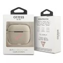 Guess Guess GUACAPLSVSGP AirPods Pro cover szaro różowy/grey pink Silicone Vintage