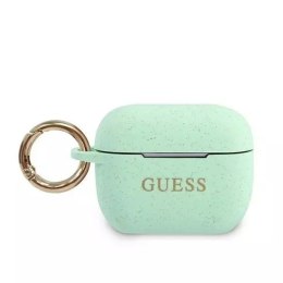 Guess Guess GUACAPSILGLGN AirPods Pro cover zielony/green Silicone Glitter