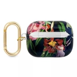 Guess Guess GUAPHHFLB AirPods Pro cover niebieski/blue Flower Strap Collection