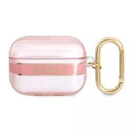 Guess Guess GUAPHHTSP AirPods Pro cover różowy/pink Strap Collection