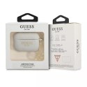 Guess Guess GUAPLSC4EG AirPods Pro cover szary/grey Silicone Charm 4G Collection