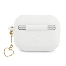 Guess Guess GUAPLSCHSH AirPods Pro cover biały/white Silicone Charm Collection
