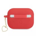 Guess Guess GUAPLSCHSR AirPods Pro cover czerwony/red Silicone Charm Heart Collection