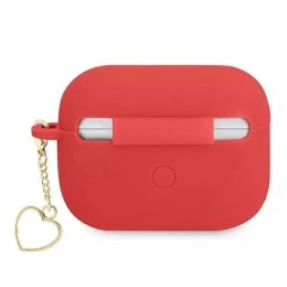 Guess Guess GUAPLSCHSR AirPods Pro cover czerwony/red Silicone Charm Heart Collection