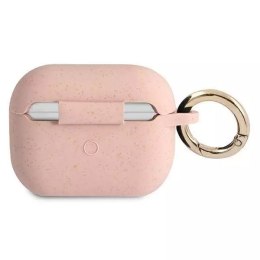 Guess Guess GUAPSGGEP AirPods Pro cover różowy/pink Silicone Glitter