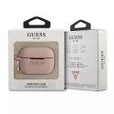Guess Guess GUAPSGGEP AirPods Pro cover różowy/pink Silicone Glitter