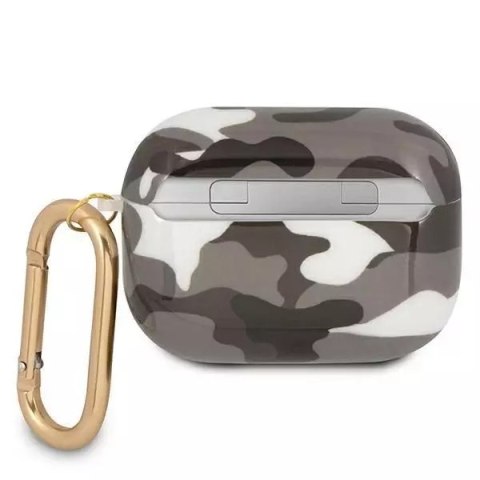 Guess Guess GUAPUCAMG AirPods Pro cover czarny/black Camo Collection Guess Guess GUAPUCAMG AirPods Pro cover czarny/black Camo Collection