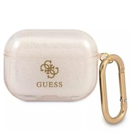 Guess Guess GUAPUCG4GD AirPods Pro cover złoty/gold Glitter Collection