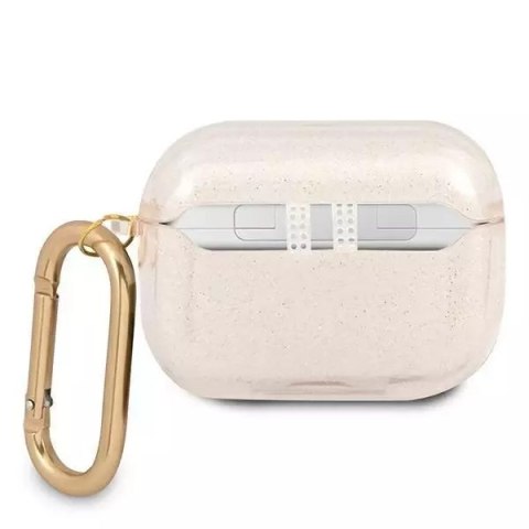 Guess Guess GUAPUCG4GD AirPods Pro cover złoty/gold Glitter Collection Guess Guess GUAPUCG4GD AirPods Pro cover złoty/gold Glitter Collection
