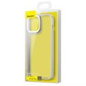 Baseus Baseus Crystal Phone Case pancerne etui do iPhone 13 Pro z żelową ramką szary (ARJT000413)