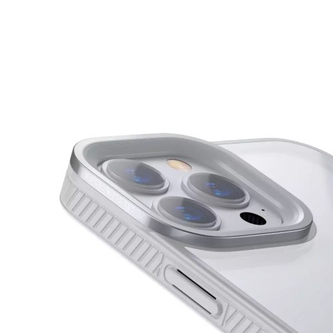 Baseus Baseus Crystal Phone Case pancerne etui do iPhone 13 Pro z żelową ramką szary (ARJT000413) Baseus Baseus Crystal Phone Case pancerne etui do iPhone 13 Pro z żelową ramką szary (ARJT000413)