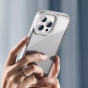 Baseus Baseus Crystal Phone Case pancerne etui do iPhone 13 Pro z żelową ramką szary (ARJT000413)