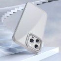 Baseus Baseus Crystal Phone Case pancerne etui do iPhone 13 Pro z żelową ramką szary (ARJT000413)