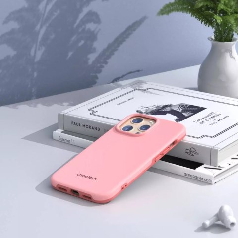 Choetech Choetech MFM Anti-drop case etui Made For MagSafe do iPhone 13 Pro Max różowy (PC0114-MFM-PK) Choetech Choetech MFM Anti-drop case etui Made For MagSafe do iPhone 13 Pro Max różowy (PC0114-MFM-PK)