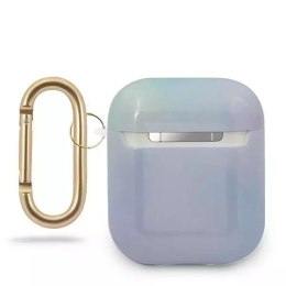 Guess Guess GUACA2TPUMCGC02 AirPods cover niebieski/blue Tie & Dye Collection