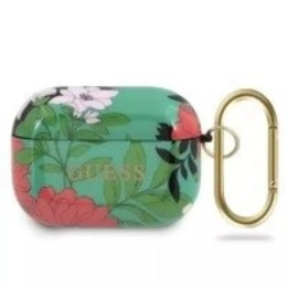 Guess Guess GUACAPTPUBKFL01 AirPods Pro cover zielony/green N.1 Flower Collection