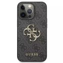 Guess Guess GUHCP13X4GMGGR iPhone 13 Pro Max 6,7" szary/grey hardcase 4G Big Metal Logo