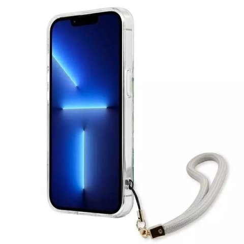Guess Guess GUHCP13XHFLSN iPhone 13 Pro Max 6,7" zielony/green hardcase Flower Strap Guess Guess GUHCP13XHFLSN iPhone 13 Pro Max 6,7" zielony/green hardcase Flower Strap