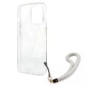 Guess Guess GUHCP13XHFLSN iPhone 13 Pro Max 6,7" zielony/green hardcase Flower Strap
