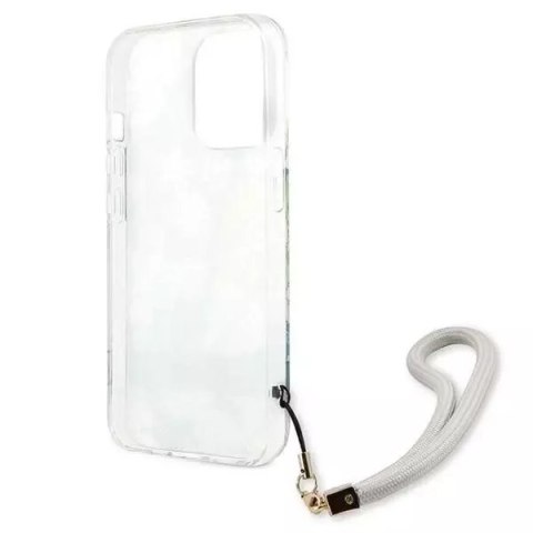 Guess Guess GUHCP13XHFLSN iPhone 13 Pro Max 6,7" zielony/green hardcase Flower Strap Guess Guess GUHCP13XHFLSN iPhone 13 Pro Max 6,7" zielony/green hardcase Flower Strap