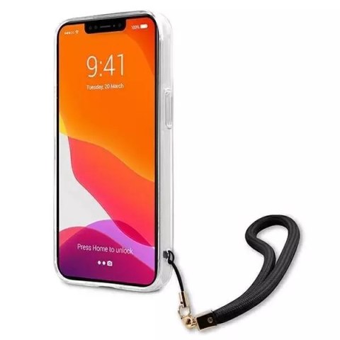 Guess Guess GUHCP13XKCABBK iPhone 13 Pro Max 6,7" czarny/black hardcase Camo Strap Collection Guess Guess GUHCP13XKCABBK iPhone 13 Pro Max 6,7" czarny/black hardcase Camo Strap Collection