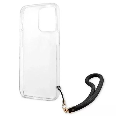 Guess Guess GUHCP13XKCABBK iPhone 13 Pro Max 6,7" czarny/black hardcase Camo Strap Collection Guess Guess GUHCP13XKCABBK iPhone 13 Pro Max 6,7" czarny/black hardcase Camo Strap Collection