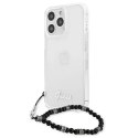 Guess Guess GUHCP13XKPSBK iPhone 13 Pro Max 6,7" Transparent hardcase Black Pearl