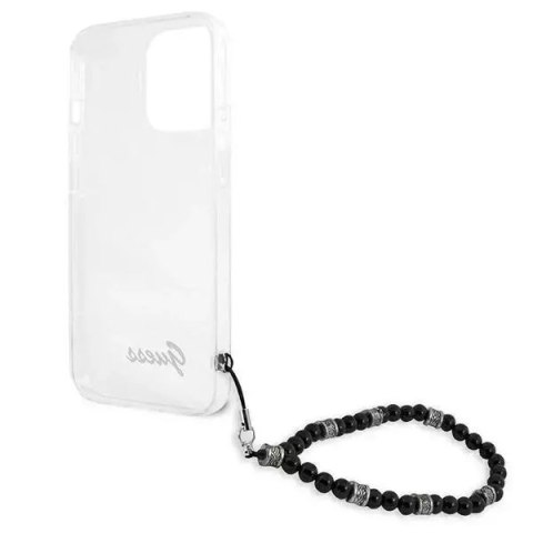 Guess Guess GUHCP13XKPSBK iPhone 13 Pro Max 6,7" Transparent hardcase Black Pearl Guess Guess GUHCP13XKPSBK iPhone 13 Pro Max 6,7" Transparent hardcase Black Pearl
