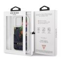 Guess Guess GUHCP13XLFLSB iPhone 13 Pro Max 6,7" niebieski/blue hardcase Flower Liquid Glitter