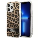Guess Guess GUHCP13LHSLEOW iPhone 13 Pro / 13 6,1" brązowy/brown hardcase Leopard