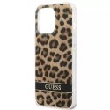 Guess Guess GUHCP13LHSLEOW iPhone 13 Pro / 13 6,1" brązowy/brown hardcase Leopard
