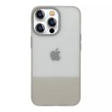 Kingxbar Kingxbar Plain Series etui pokrowiec do iPhone 13 Pro silikonowa obudowa szary