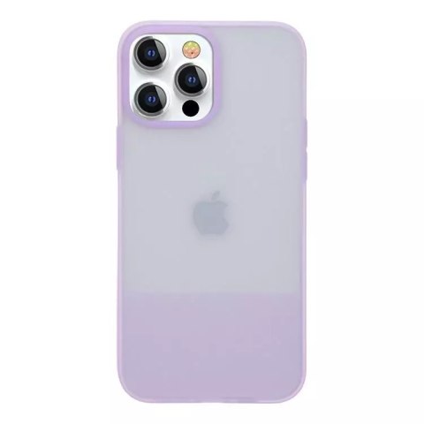 Kingxbar Kingxbar Plain Series etui pokrowiec do iPhone 13 silikonowa obudowa fioletowy