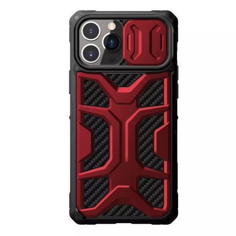 Nillkin Nillkin Adventruer Case etui do iPhone 13 Pro Max pancerny pokrowiec z osłoną na aparat czerwony Nillkin Nillkin Adventruer Case etui do iPhone 13 Pro Max pancerny pokrowiec z osłoną na aparat czerwony