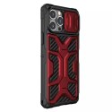 Nillkin Nillkin Adventruer Case etui do iPhone 13 Pro Max pancerny pokrowiec z osłoną na aparat czerwony