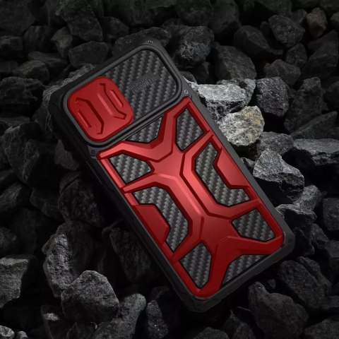 Nillkin Nillkin Adventruer Case etui do iPhone 13 Pro Max pancerny pokrowiec z osłoną na aparat czerwony Nillkin Nillkin Adventruer Case etui do iPhone 13 Pro Max pancerny pokrowiec z osłoną na aparat czerwony