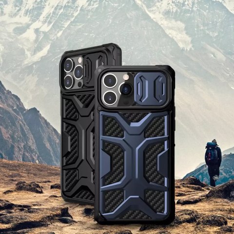 Nillkin Nillkin Adventruer Case etui do iPhone 13 Pro Max pancerny pokrowiec z osłoną na aparat niebieski Nillkin Nillkin Adventruer Case etui do iPhone 13 Pro Max pancerny pokrowiec z osłoną na aparat niebieski
